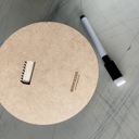  Santa Stops Here Dry Erase Countdown