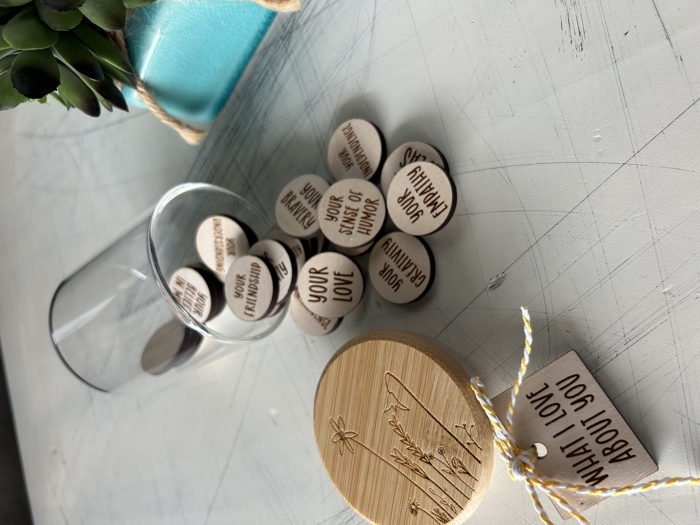 What I Love About You Token Jar