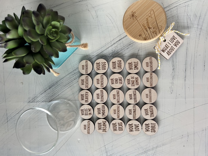 What I Love About You Token Jar