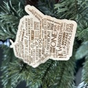  Wisconsin Breweries Maple Ornament