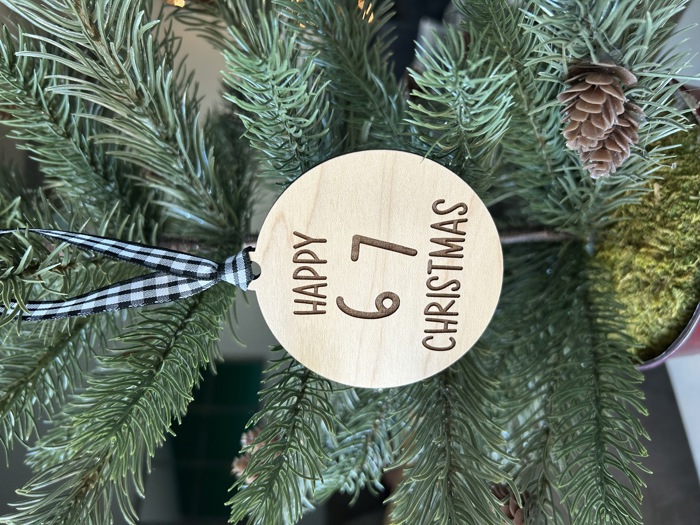 Happy 6 7 Christmas - 2025 trends ornament