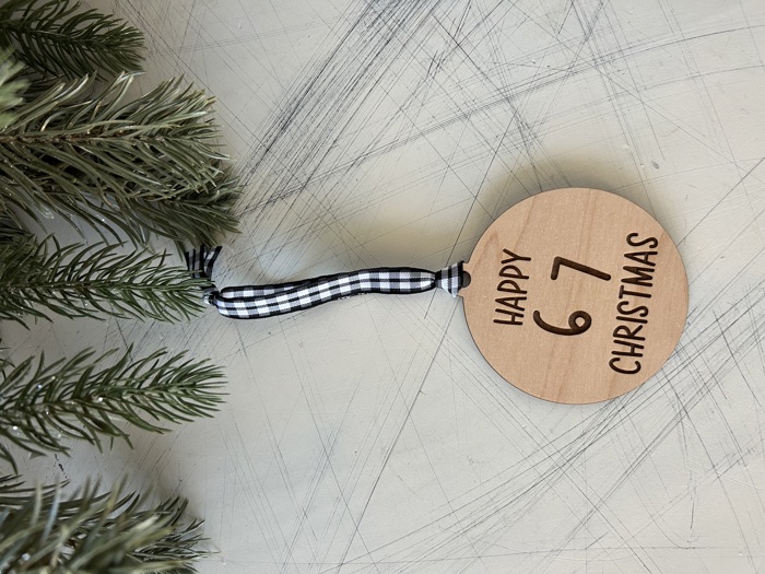 Happy 6 7 Christmas - 2025 trends ornament