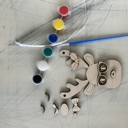  Build Your Own Reindeer Ornament - Craft Paint Kit