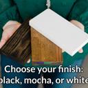 Black An old bear lives here with his honey - mini wood sign