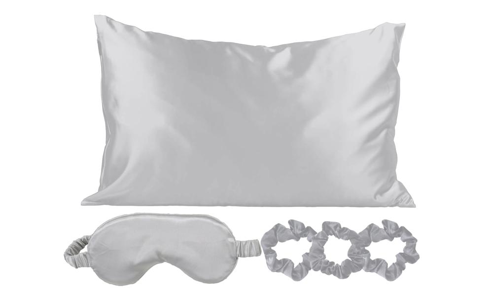 Silky Satin Cozy Comfortable Blush Sleep Set for Restful Sleep and Radiant Skin.