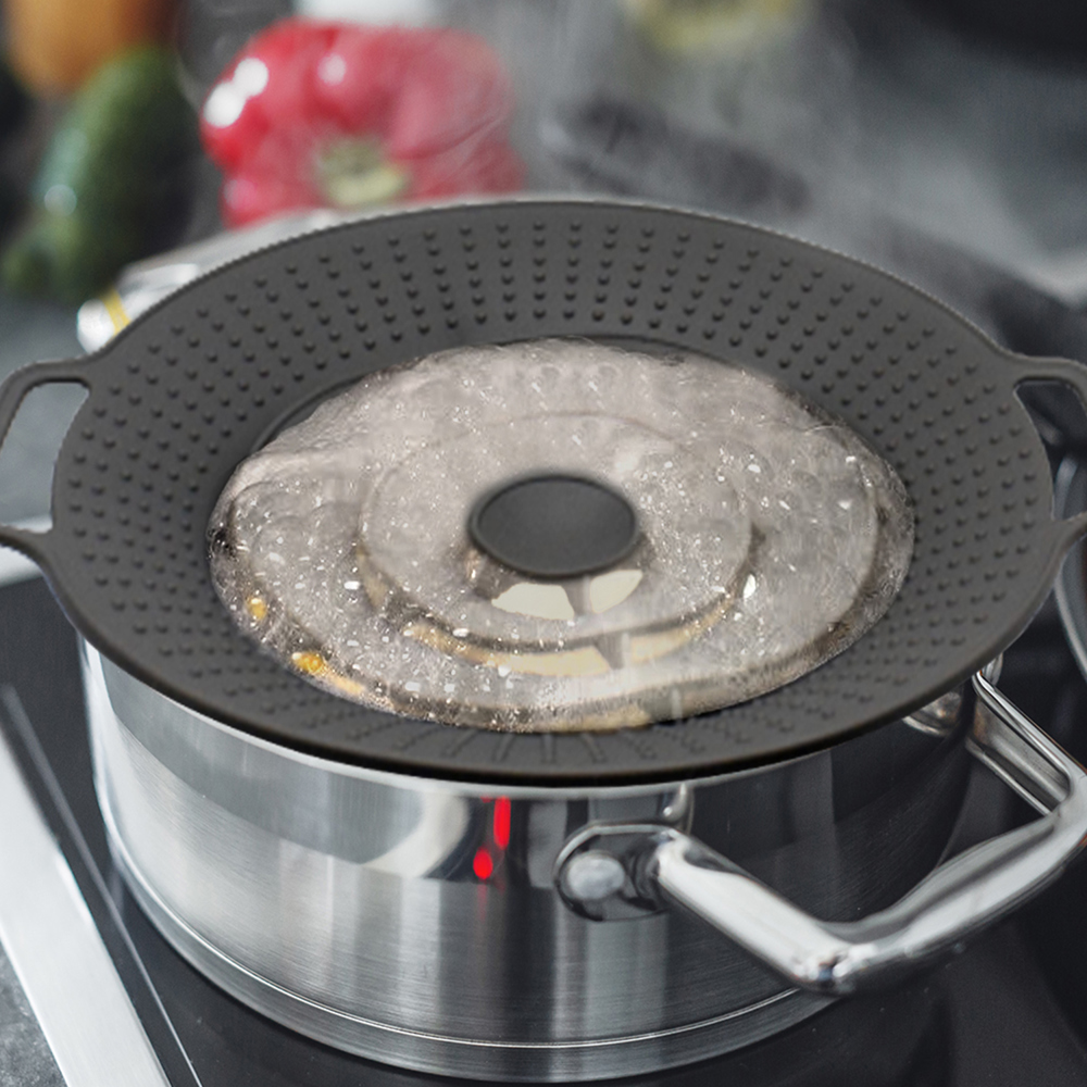 Anti-Boil Over Lid for Pots and Pans