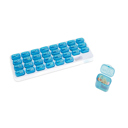 Blue 31 Day Monthly Pill Organizer Set of 2