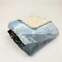 animal Animal Cozy and Luxurious Flannel/Sherpa Queen Sized Blanket