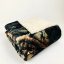 Eagle Animal Cozy and Luxurious Flannel/Sherpa Queen Sized Blanket