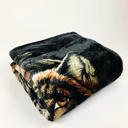 Eagle Animal Cozy and Luxurious Flannel/Sherpa Queen Sized Blanket