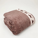 Red Animal Cozy and Luxurious Flannel/Sherpa Queen Sized Blanket