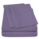 Periwinkle Twin Ultra-Soft 4-Piece Luxury Bamboo Rayon Blend Sheet Collection