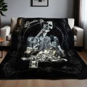 Black Queen Bandida Queen Throw- DGA Art Series Blanket