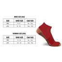 Sunset Glow S-M 3-Pair Copper Compression Ankle Socks for Men & Women