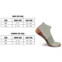 Evergreen Forest S-M 3-Pair Copper Compression Ankle Socks for Men & Women
