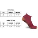 Urban Dusk L-XL 3-Pair Copper Compression Ankle Socks for Men & Women