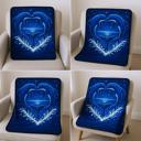 Queen Ocean Dance - Queen Size Plush Blanket with Jumping Dolphins