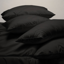 Black Twin Hotel Luxury 2000 Series 6-Piece Rayon from Bamboo Cooling Bed Sheet Set