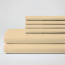 Butter California King Hotel Luxury 2000 Series 6-Piece Rayon from Bamboo Cooling Bed Sheet Set