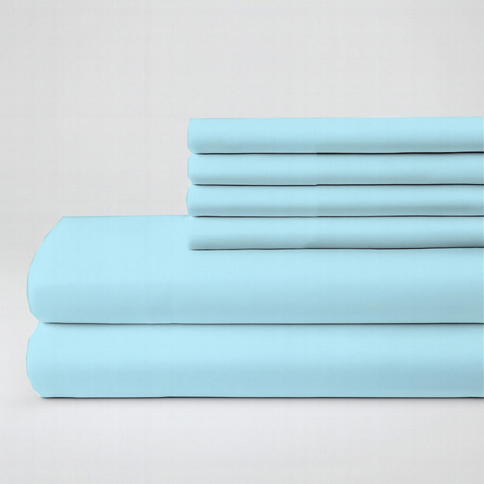 Hotel Luxury 2000 Series 6-Piece Rayon from Bamboo Cooling Bed Sheet Set