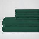 Emerald Green King Hotel Luxury 2000 Series 6-Piece Rayon from Bamboo Cooling Bed Sheet Set