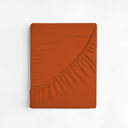 Autumn Orange Twin Hotel Luxury 2000 Series 6-Piece Rayon from Bamboo Cooling Bed Sheet Set