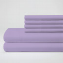 Lavender Full/Double Hotel Luxury 2000 Series 6-Piece Rayon from Bamboo Cooling Bed Sheet Set