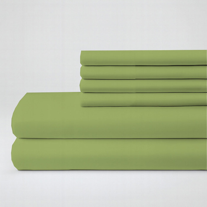 Hotel Luxury 2000 Series 6-Piece Rayon from Bamboo Cooling Bed Sheet Set