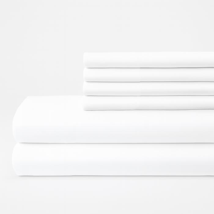Hotel Luxury 2000 Series 6-Piece Rayon from Bamboo Cooling Bed Sheet Set