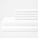 White Queen Hotel Luxury 2000 Series 6-Piece Rayon from Bamboo Cooling Bed Sheet Set
