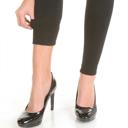 6 Black, Burgundy, Charcoal, Dark Purple, Navy, & Olive  Fleece-Lined Favorites - 6-Pack Seamless Leggings
