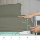 Dove grey California King Ultra-Soft 6-Piece Microfiber Sheet Set – Lightweight, Wrinkle-Free, Deep Pocket Bedding for All Bed Sizes