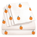 Juicy California King Ultra-Soft 6-Piece Microfiber Sheet Set – Lightweight, Wrinkle-Free, Deep Pocket Bedding for All Bed Sizes