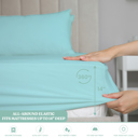 Ocean California King Ultra-Soft 6-Piece Microfiber Sheet Set – Lightweight, Wrinkle-Free, Deep Pocket Bedding for All Bed Sizes