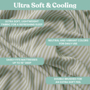 Sand lines California King Ultra-Soft 6-Piece Microfiber Sheet Set – Lightweight, Wrinkle-Free, Deep Pocket Bedding for All Bed Sizes