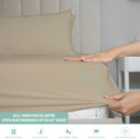 Safari Full/Double Ultra-Soft 6-Piece Microfiber Sheet Set – Lightweight, Wrinkle-Free, Deep Pocket Bedding for All Bed Sizes