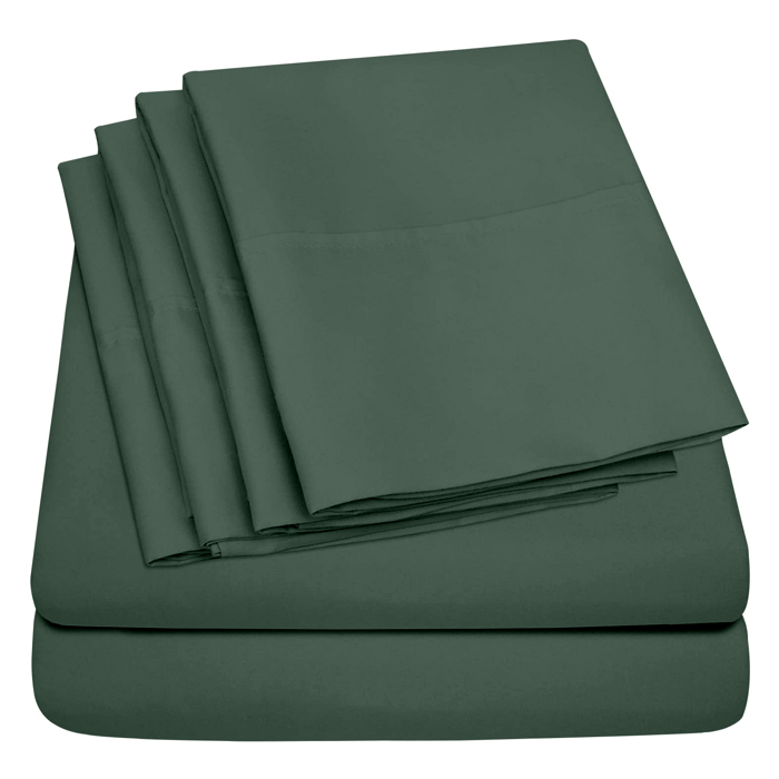 Ultra-Soft 6-Piece Microfiber Sheet Set – Lightweight, Wrinkle-Free, Deep Pocket Bedding for All Bed Sizes