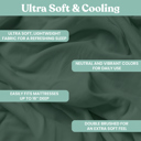 Pine King Ultra-Soft 6-Piece Microfiber Sheet Set – Lightweight, Wrinkle-Free, Deep Pocket Bedding for All Bed Sizes