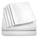 White King Ultra-Soft 6-Piece Microfiber Sheet Set – Lightweight, Wrinkle-Free, Deep Pocket Bedding for All Bed Sizes