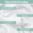 White Queen Ultra-Soft 6-Piece Microfiber Sheet Set – Lightweight, Wrinkle-Free, Deep Pocket Bedding for All Bed Sizes