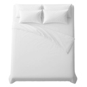 White Full/Double Ultra-Soft 6-Piece Microfiber Sheet Set – Lightweight, Wrinkle-Free, Deep Pocket Bedding for All Bed Sizes