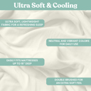 Vanilla Queen Ultra-Soft 6-Piece Microfiber Sheet Set – Lightweight, Wrinkle-Free, Deep Pocket Bedding for All Bed Sizes