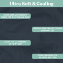 Storm Queen Ultra-Soft 6-Piece Microfiber Sheet Set – Lightweight, Wrinkle-Free, Deep Pocket Bedding for All Bed Sizes