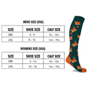 Multicolored S-M Holiday & Thanksgiving Comfort Socks-3 Pair