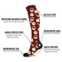 Multicolored L-XL Holiday & Thanksgiving Comfort Socks-3 Pair