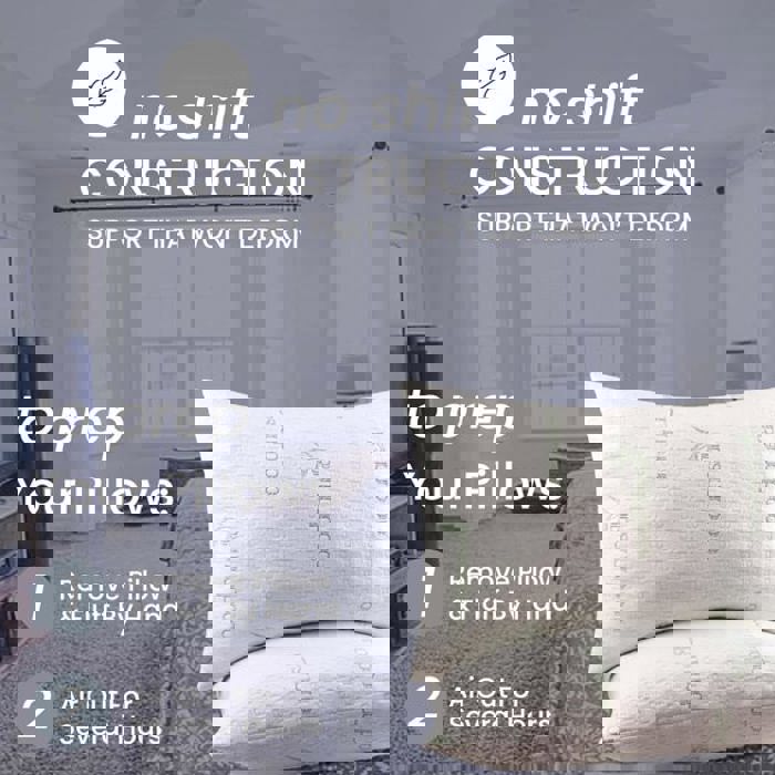 2-Pack | Soft & Plush Fiber Down Alternative Rayon from Bamboo Sleeping Pillow