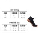 Black L-XL 6-Pairs Ankle Compression Socks for Men & Women Copper-Infused High Performance