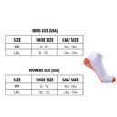 White S-M 6-Pairs Ankle Compression Socks for Men & Women Copper-Infused High Performance