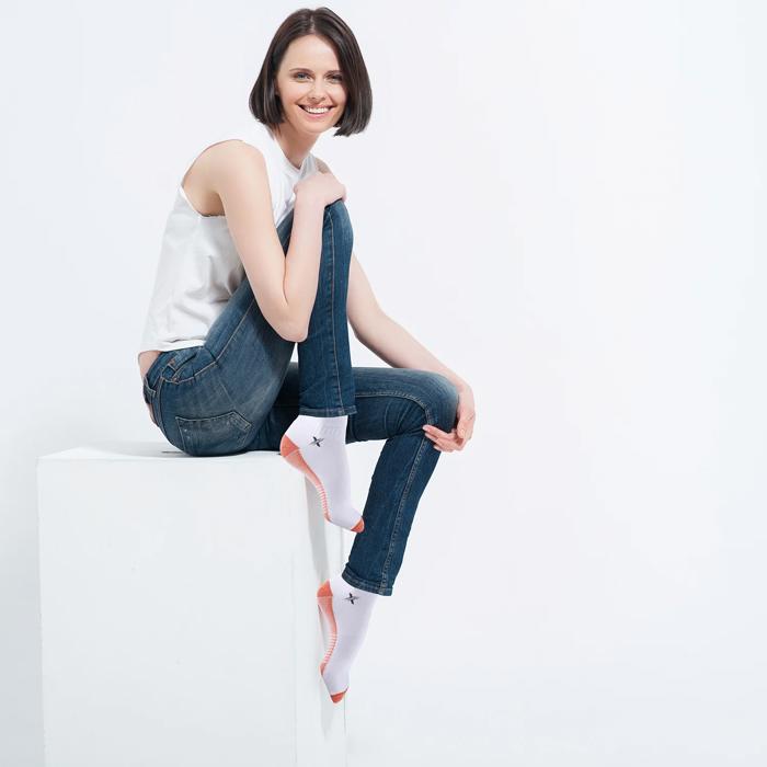 6-Pairs Ankle Compression Socks for Men & Women Copper-Infused High Performance