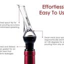 2PK Premium Wine Aerator Pourer And Decanter Spout (1-Pack or 2-Pack)